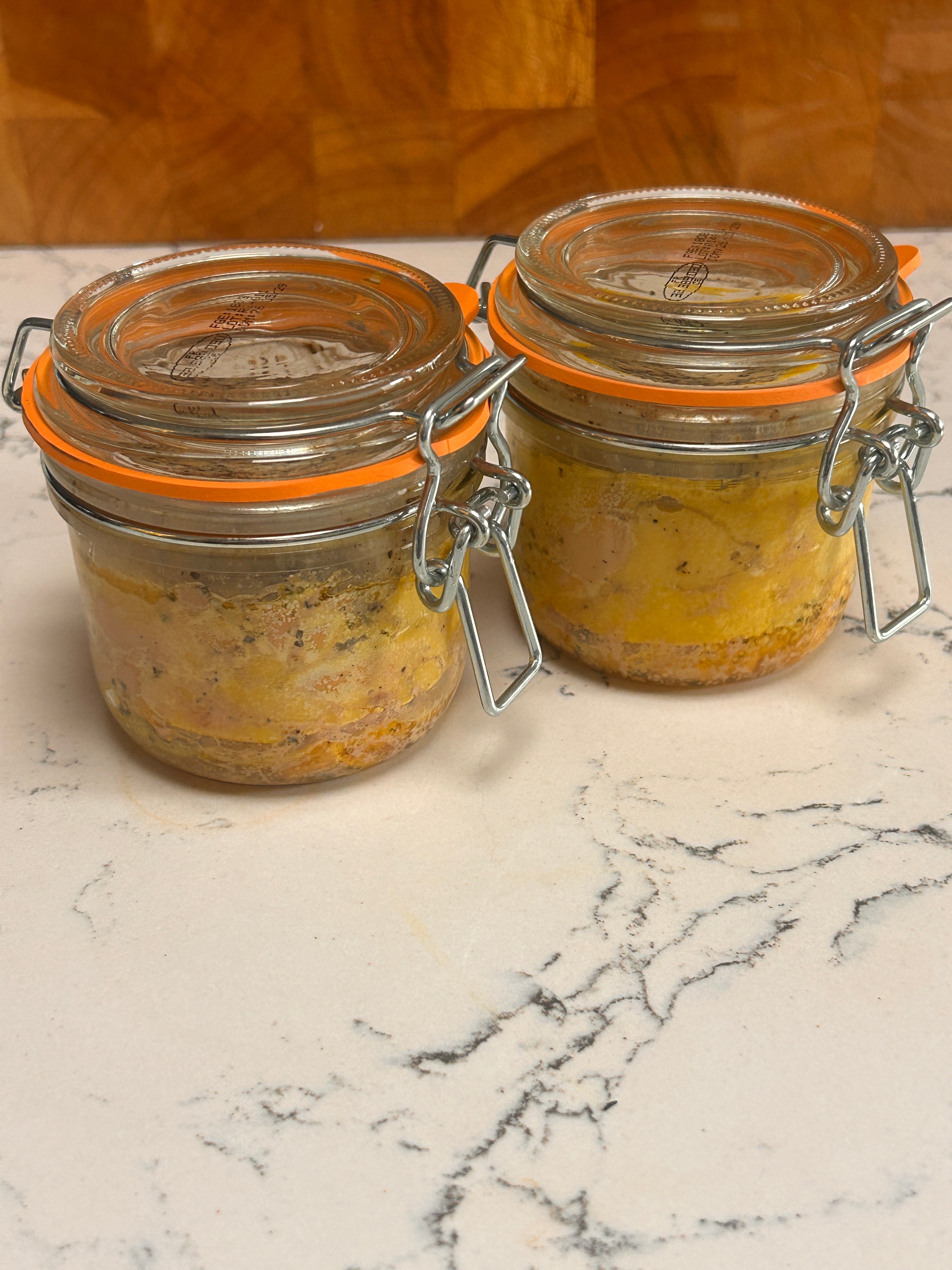 Lot de 2 Bocaux de Foie Gras de canard entier du Sud-Ouest 180g