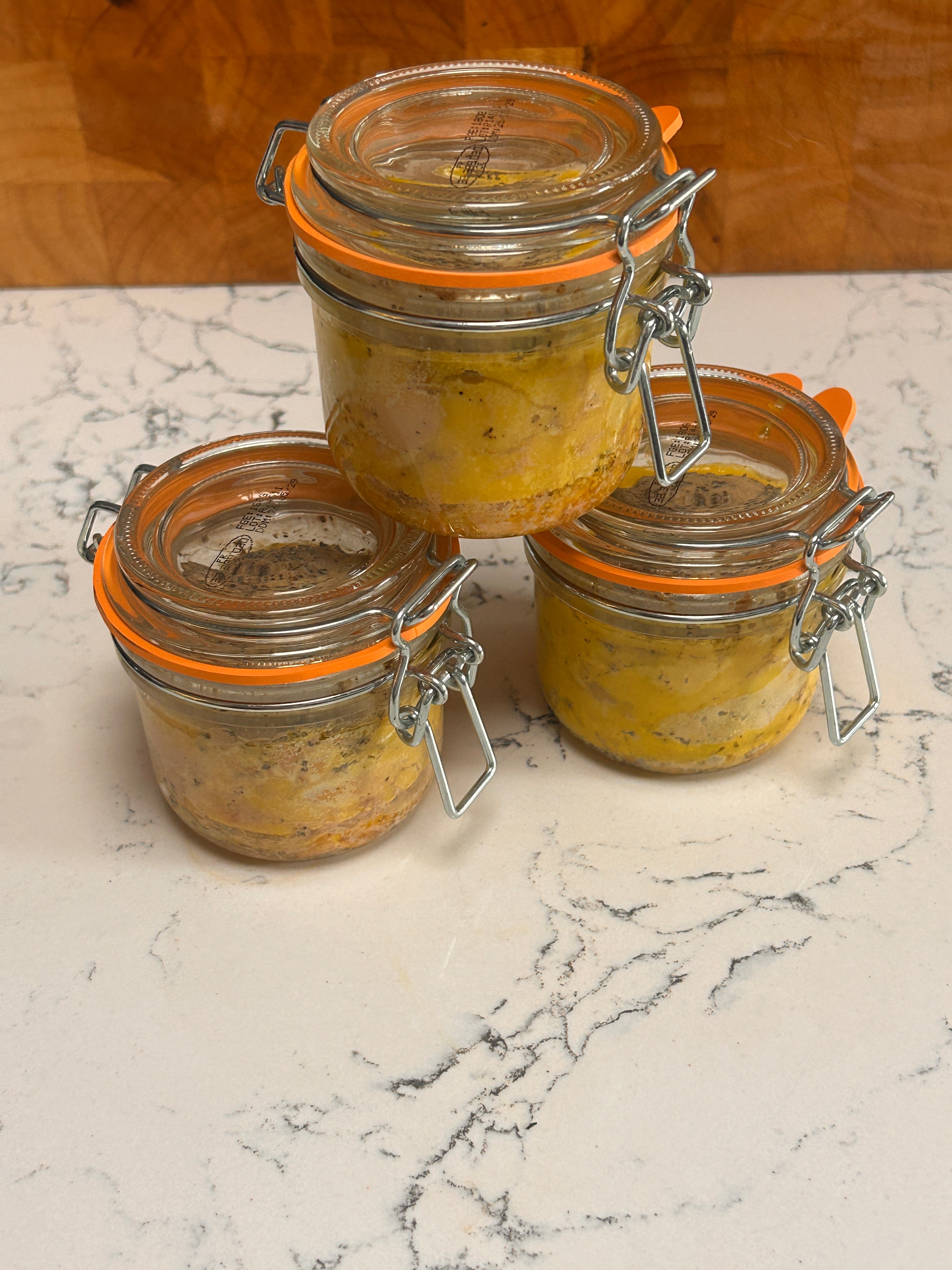 Lot de 3 Bocaux de Foie Gras de canard entier du Sud-Ouest 180g