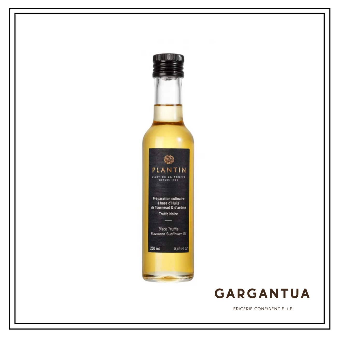 Huile de tournesol aromatisée à la truffe noire - 250ml